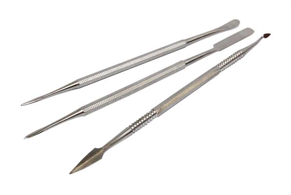 Vallejo Hobby Tools - Set of 3 Stainless Steel Carvers