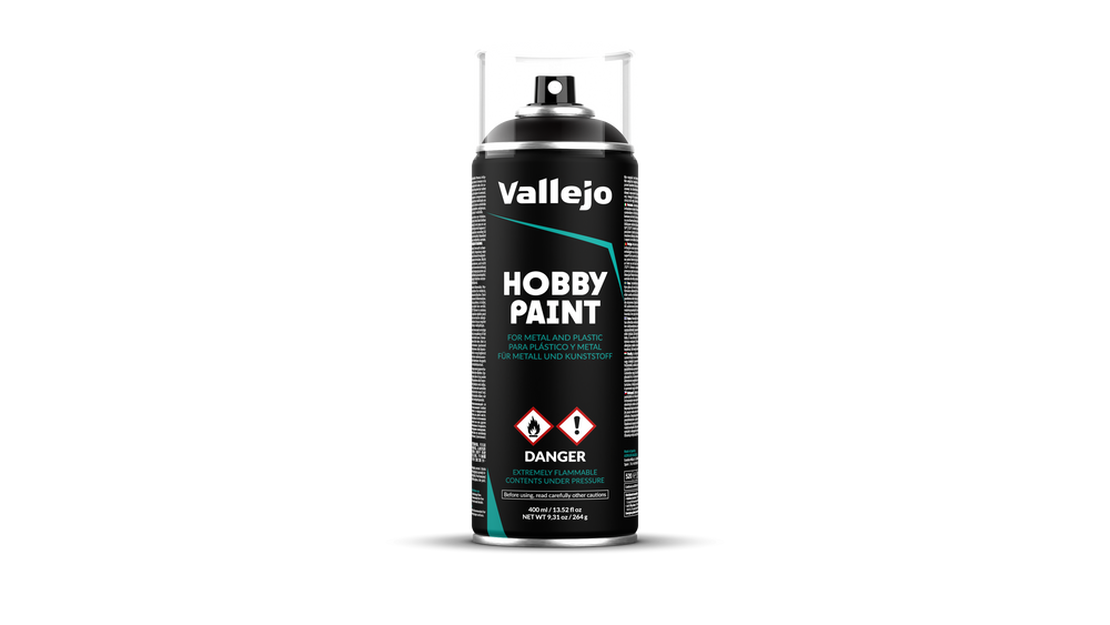 Vallejo Hobby Spray Paint - Black 28012