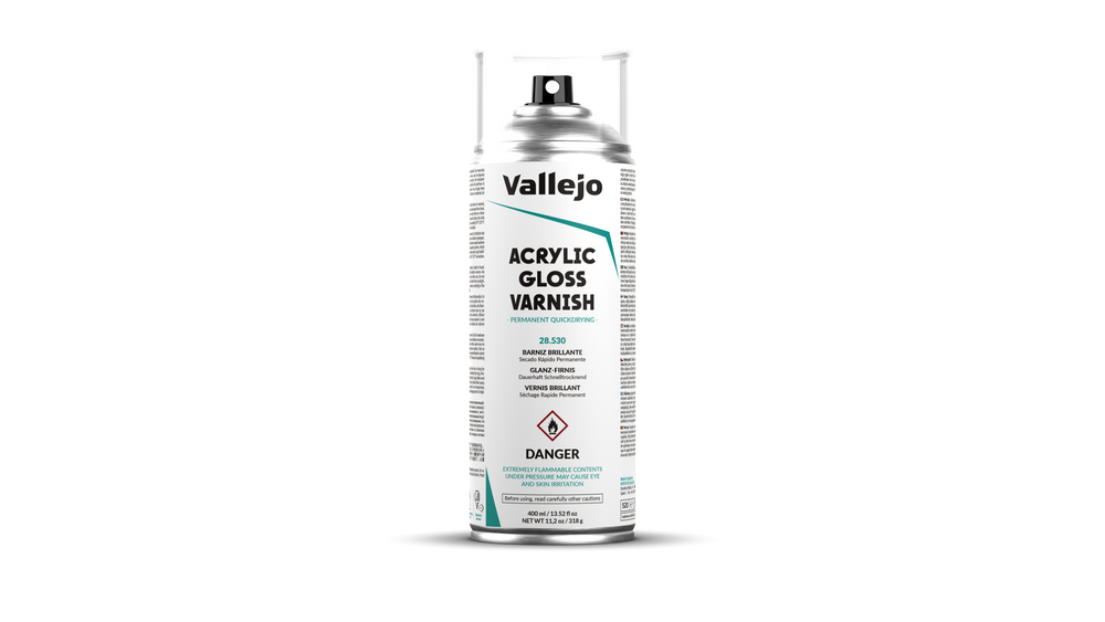 Vallejo Acrylic Gloss Spray Varnish 28530