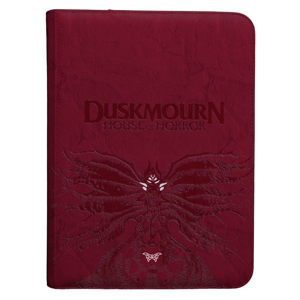 Ultra Pro RO-Binder Duskmourn Creepy Leather-Bound Set Symbol Zippered