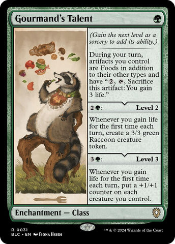 Gourmand's Talent [Bloomburrow Commander]