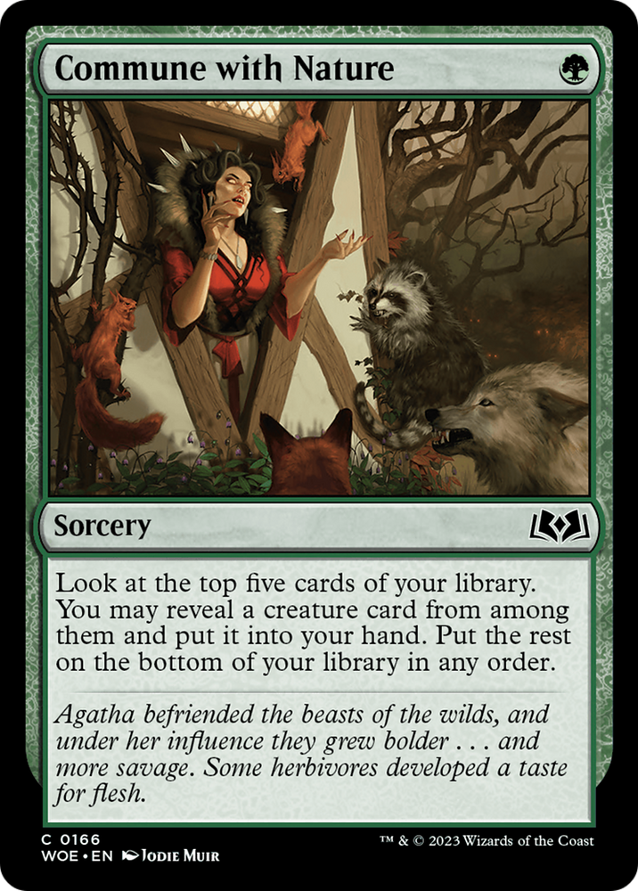 Commune with Nature [Wilds of Eldraine]