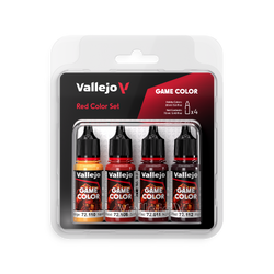 Vallejo Game Color Red Color Set 72377