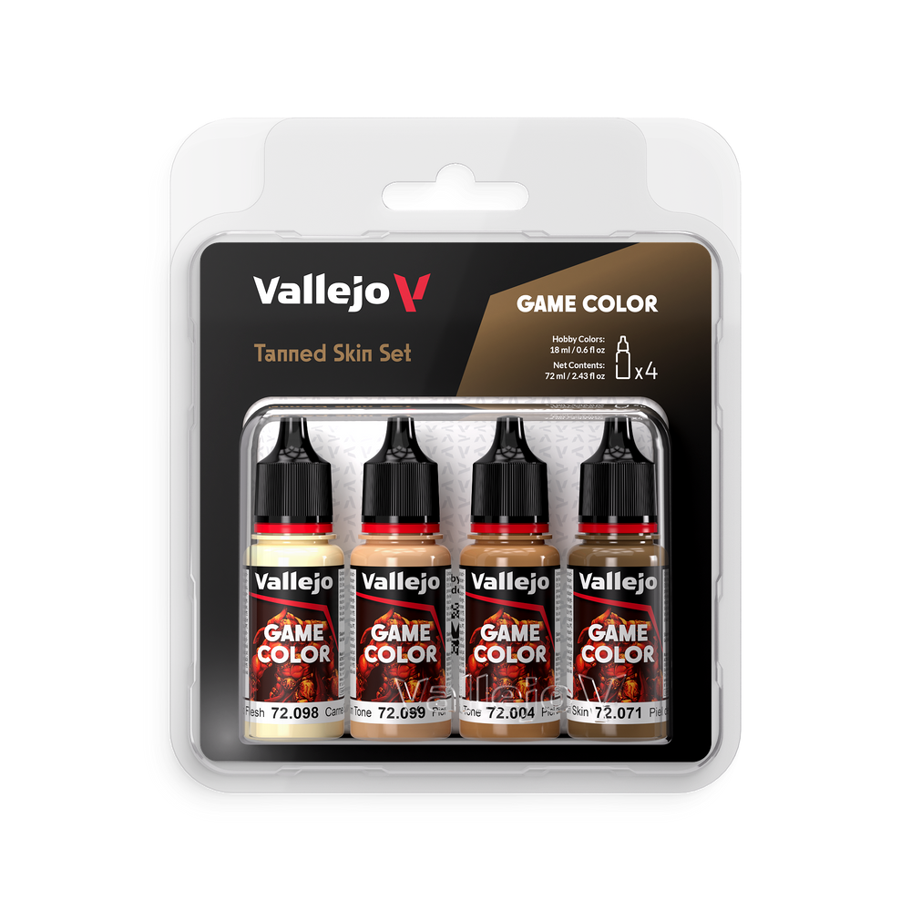 Vallejo Game Color Tanned Skin Set 72380