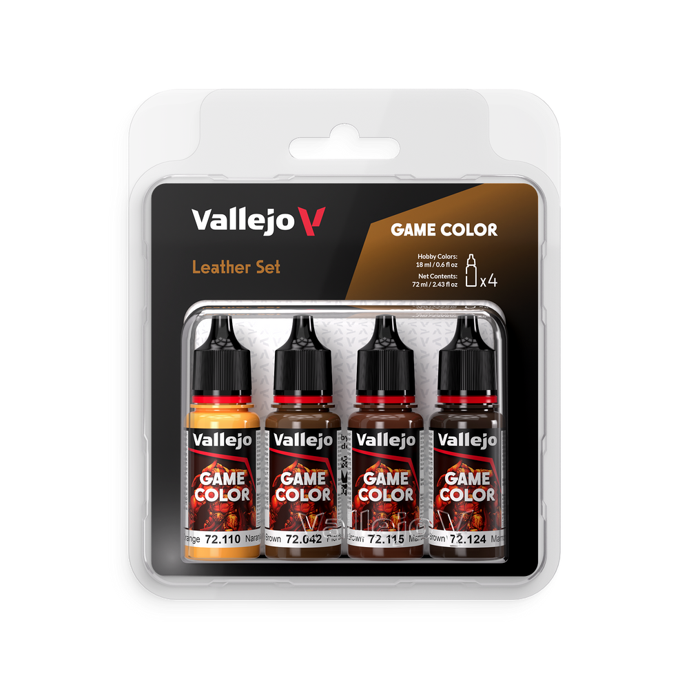 Vallejo Game Color Leather Set 72385