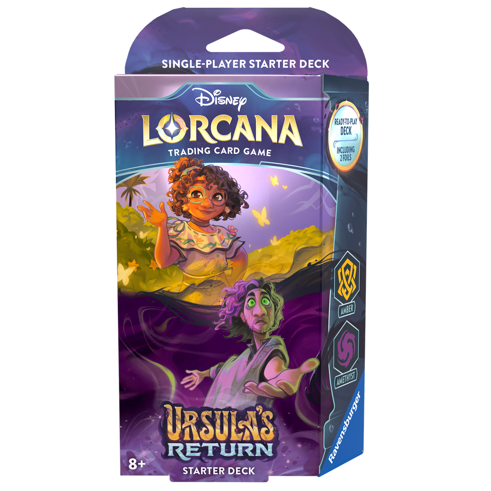 Disney Lorcana TCG: Ursula's Return Amber and Amethyst Starter Deck 1