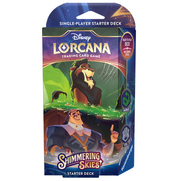 Disney Lorcana TCG: Shimmering Skies Emerald and Steel Starter Deck 1