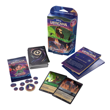 Disney Lorcana TCG: Shimmering Skies Emerald and Steel Starter Deck 1