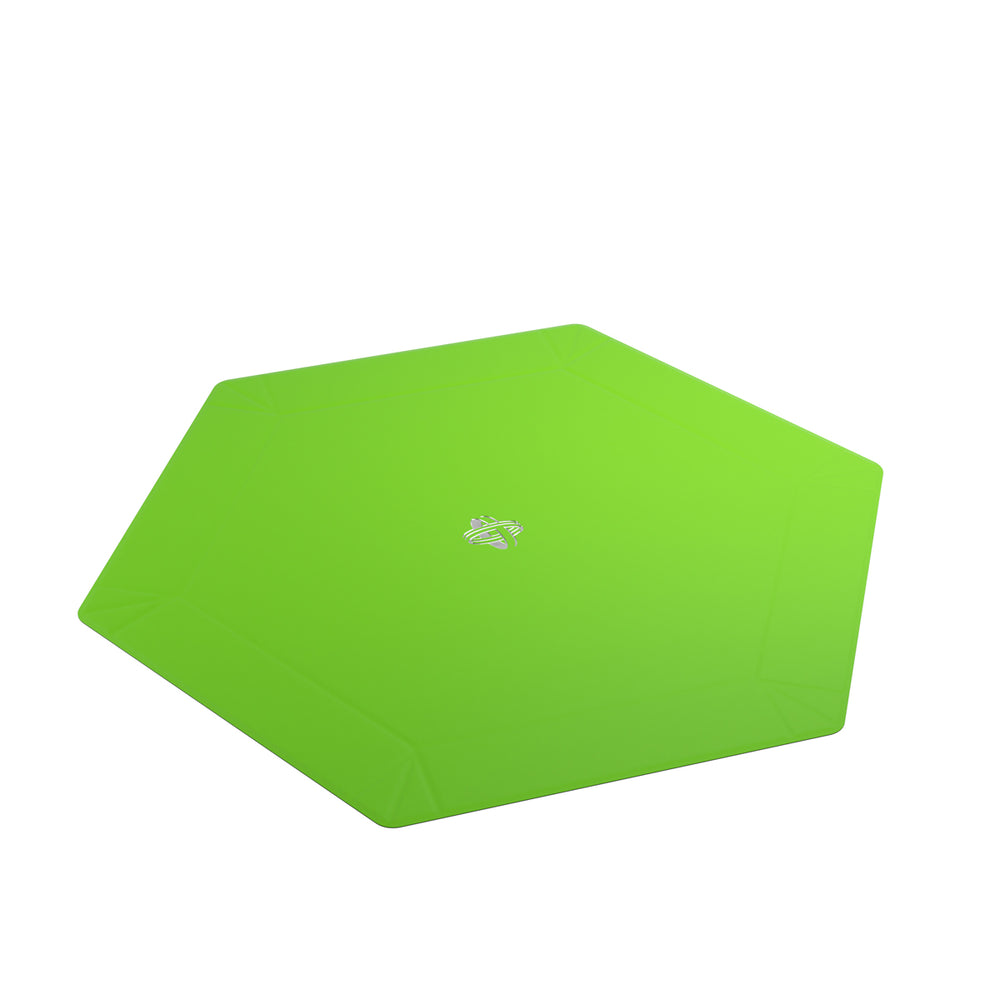 Gamegenic Magnetic Dice Tray Hexagonal Black/Green