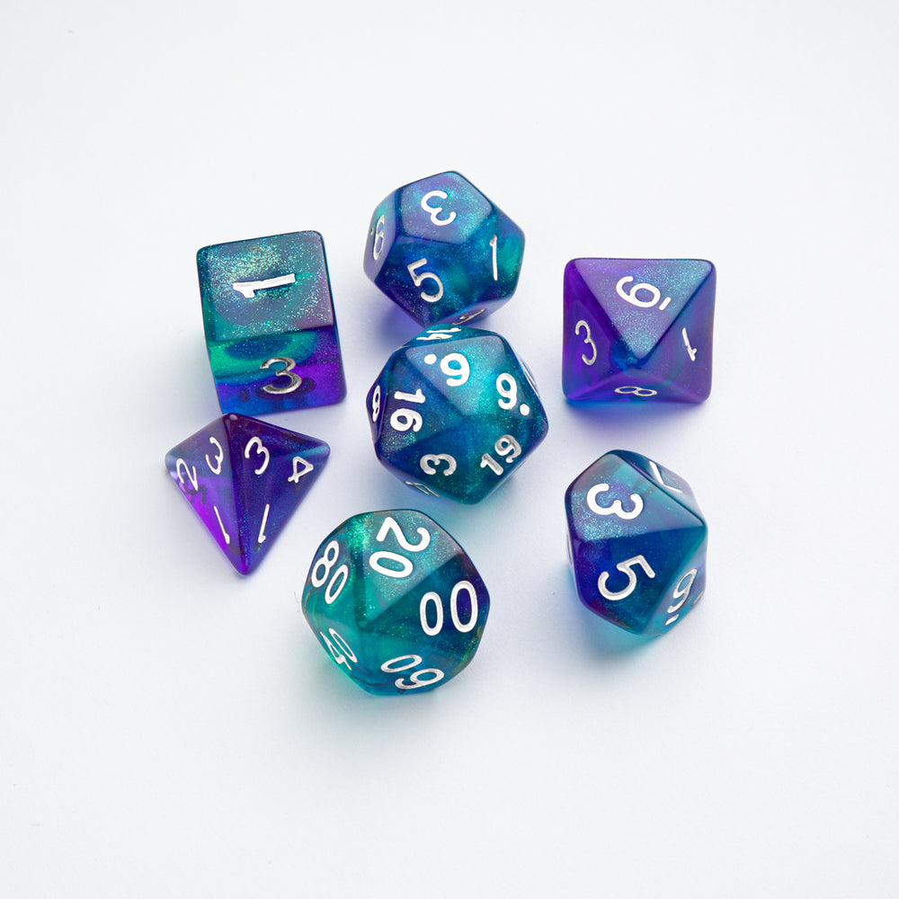 Gamegenic RPG Dice Set Galaxy Series - Neptune (Set of 7)