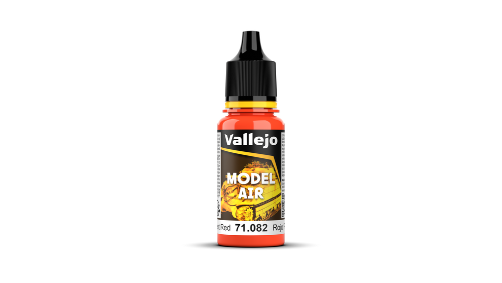 Vallejo Model Air Fluorescent Red 71082