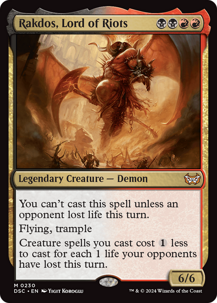 Rakdos, Lord of Riots [Duskmourn: House of Horror Commander]