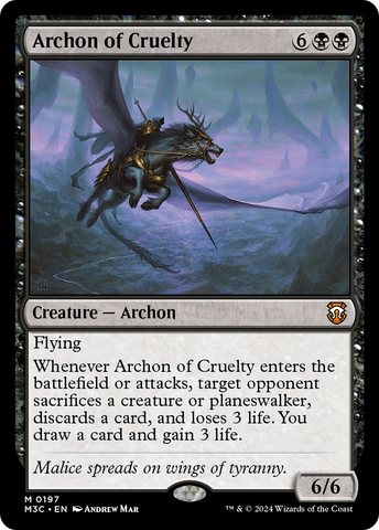 Archon of Cruelty [Modern Horizons 3 Commander]