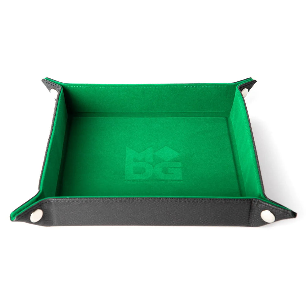 Metallic Dice Games: Dice Tray Green