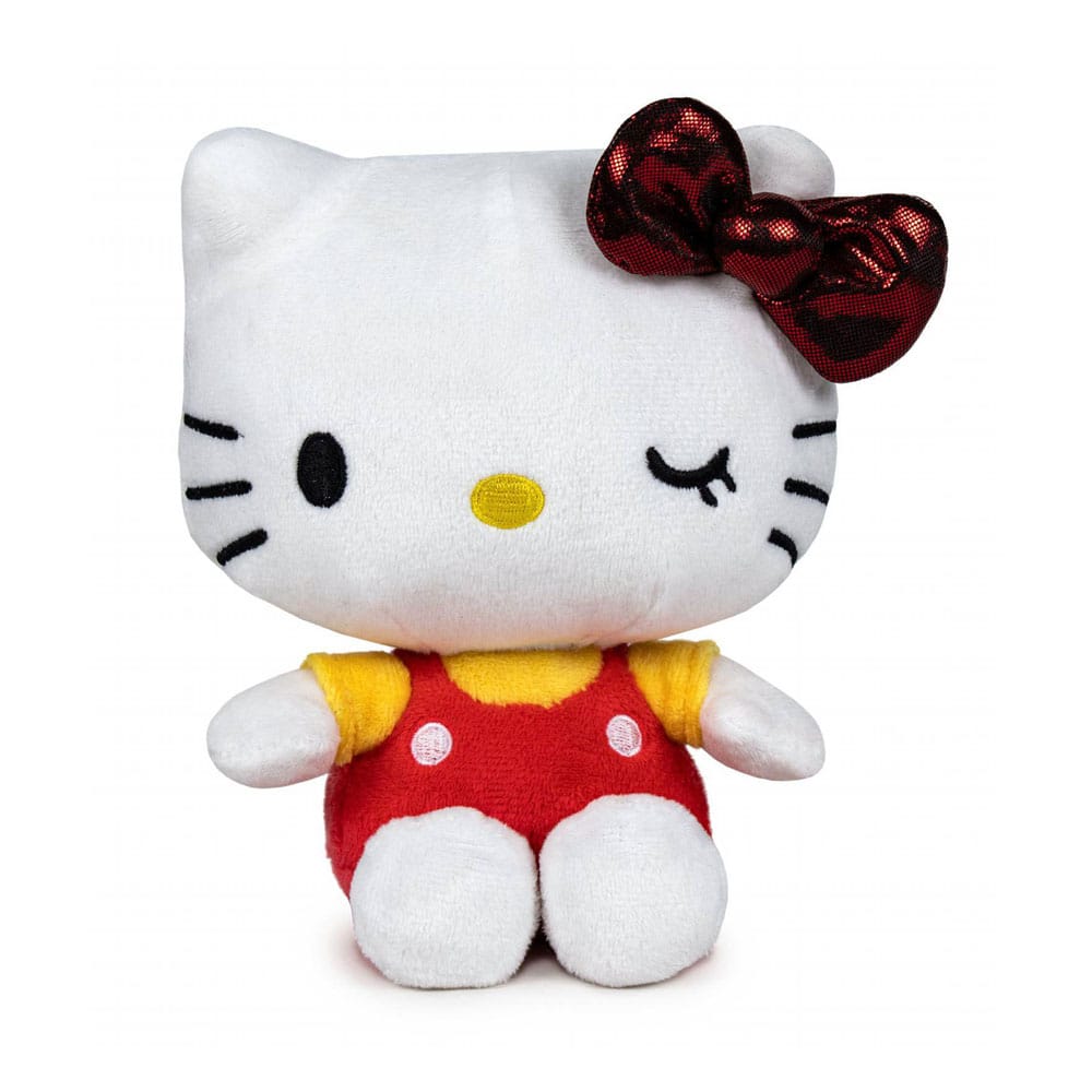 Hello Kitty Plush: Hello Kitty 50th Anniversary 16cm - Red Bow