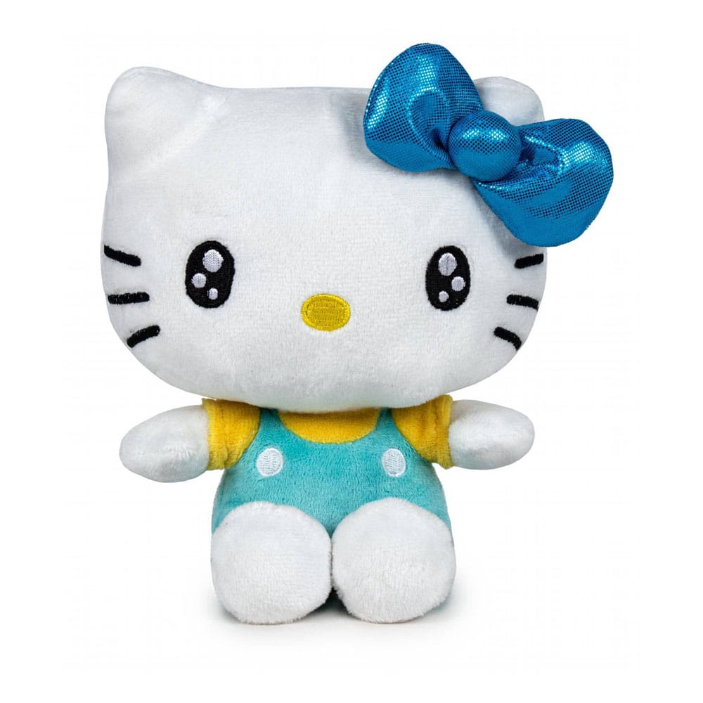 Hello Kitty Plush: Hello Kitty 50th Anniversary 16cm - Light Blue Bow