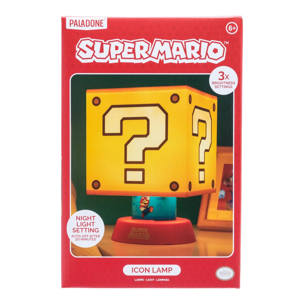 Super Mario: 3D Light Question Block 26 cm