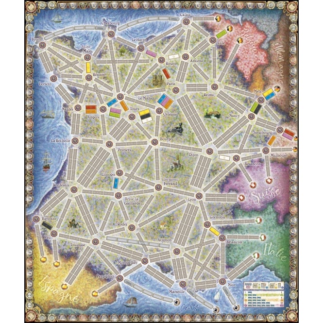 Ticket to Ride Map Collection: Volume 6  – France & Old West