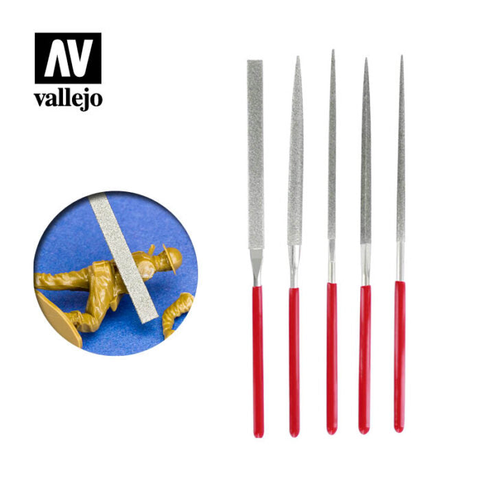 Vallejo Diamond File Set (5pcs)